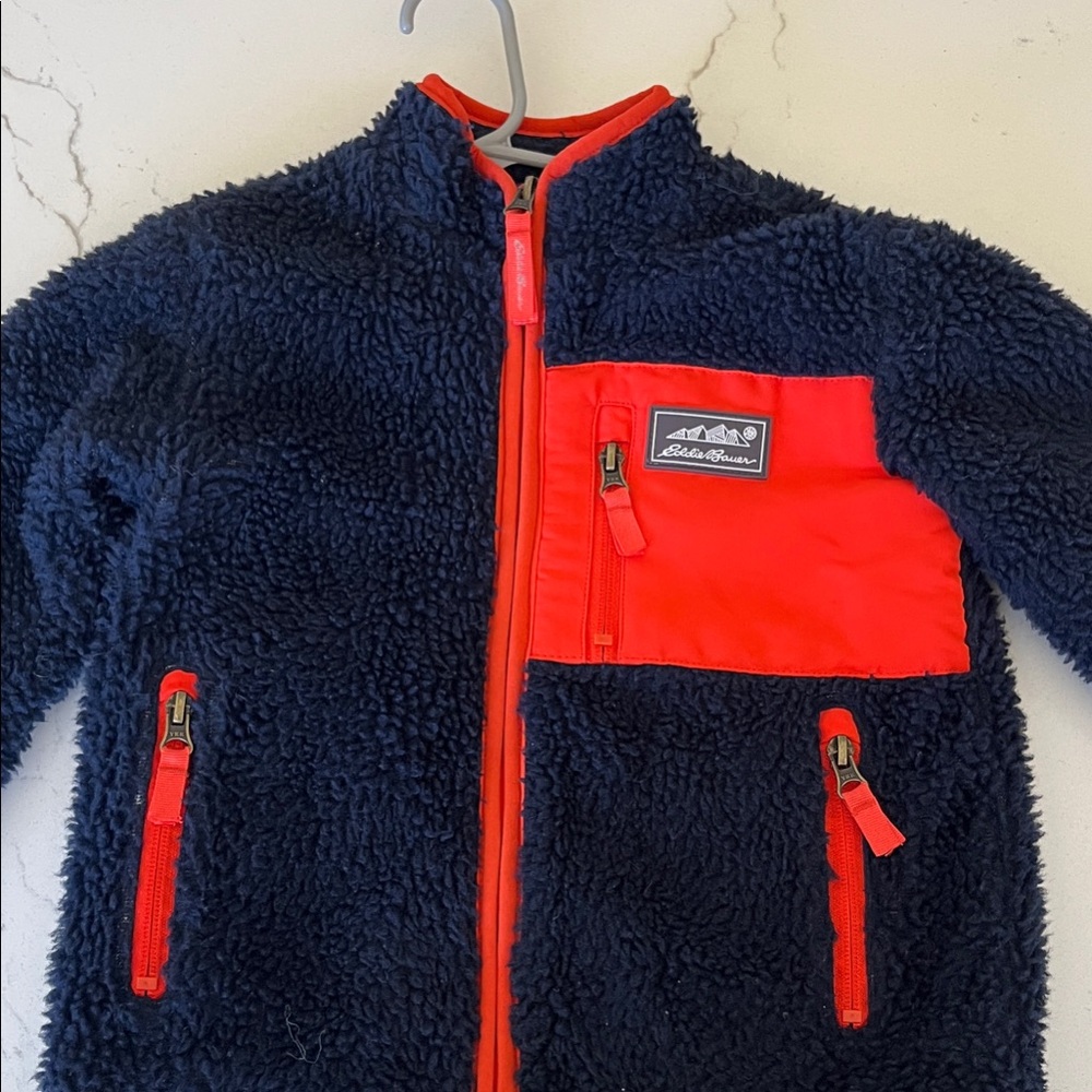 Eddie Bauer Kids Navy and Red Jacket